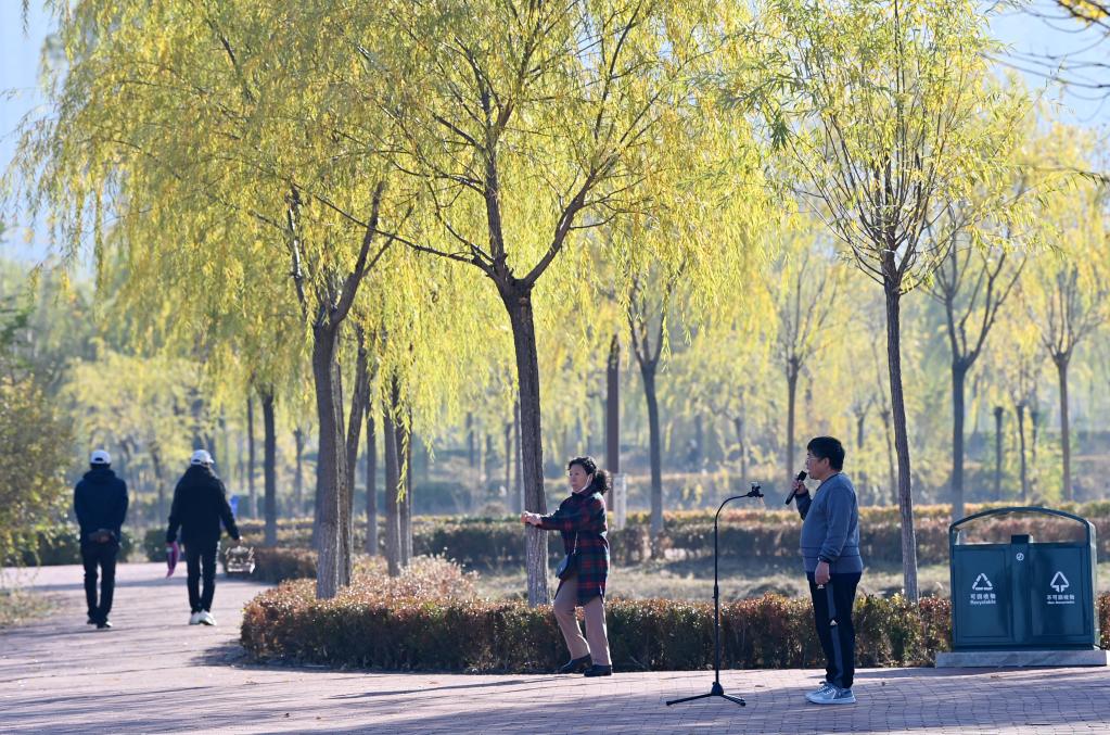 新華全媒+丨天津紅橋：棚戶(hù)區(qū)變身濱河公園