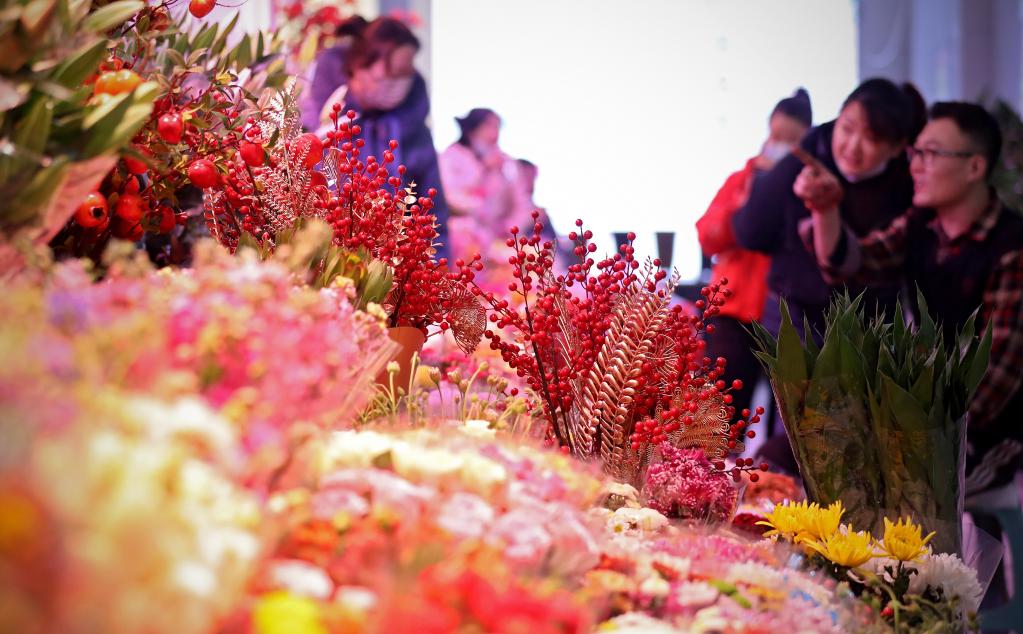 新春走基層丨“花潮”涌動(dòng)年味濃 姹紫嫣紅喜迎春