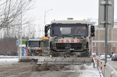 內蒙古鄂爾多斯出現(xiàn)降雪天氣