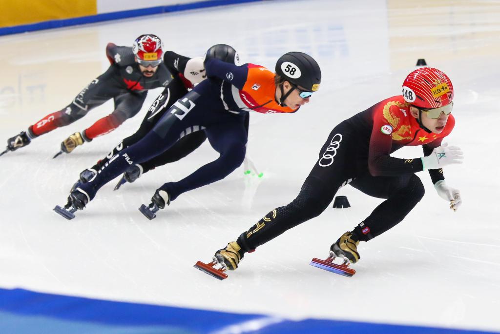 短道速滑——世錦賽：中國(guó)隊(duì)晉級(jí)男子5000米接力決賽