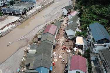 湖南湘西：強降雨過后搶險救災