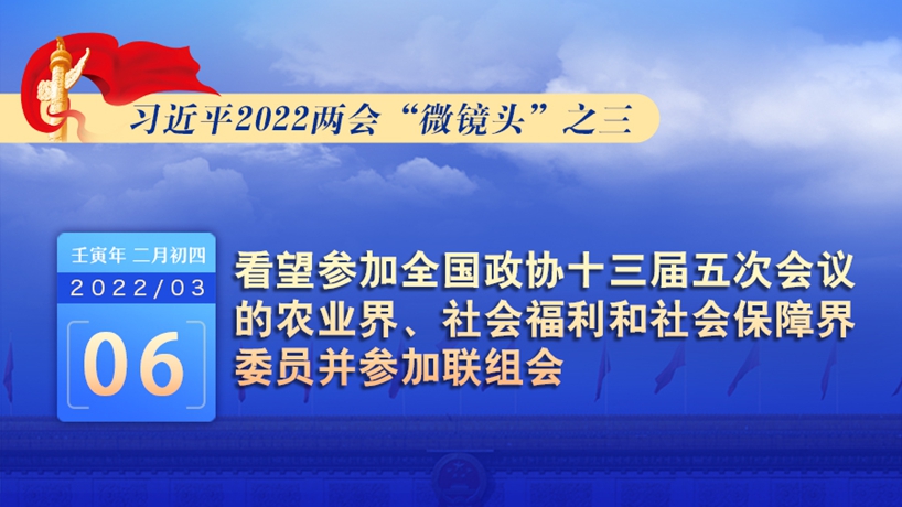 習近平2022兩會“微鏡頭”：看望政協(xié)委員并參加聯(lián)組會